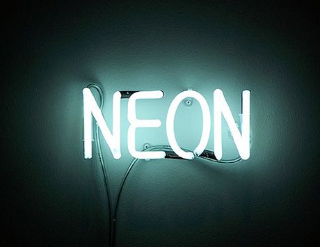 Fill medium for neon lights