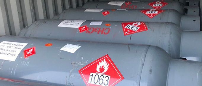 Methyl Chloride, CH3CL Industrial Gas