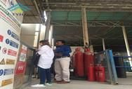 India customer visit our factory for BF3 gas